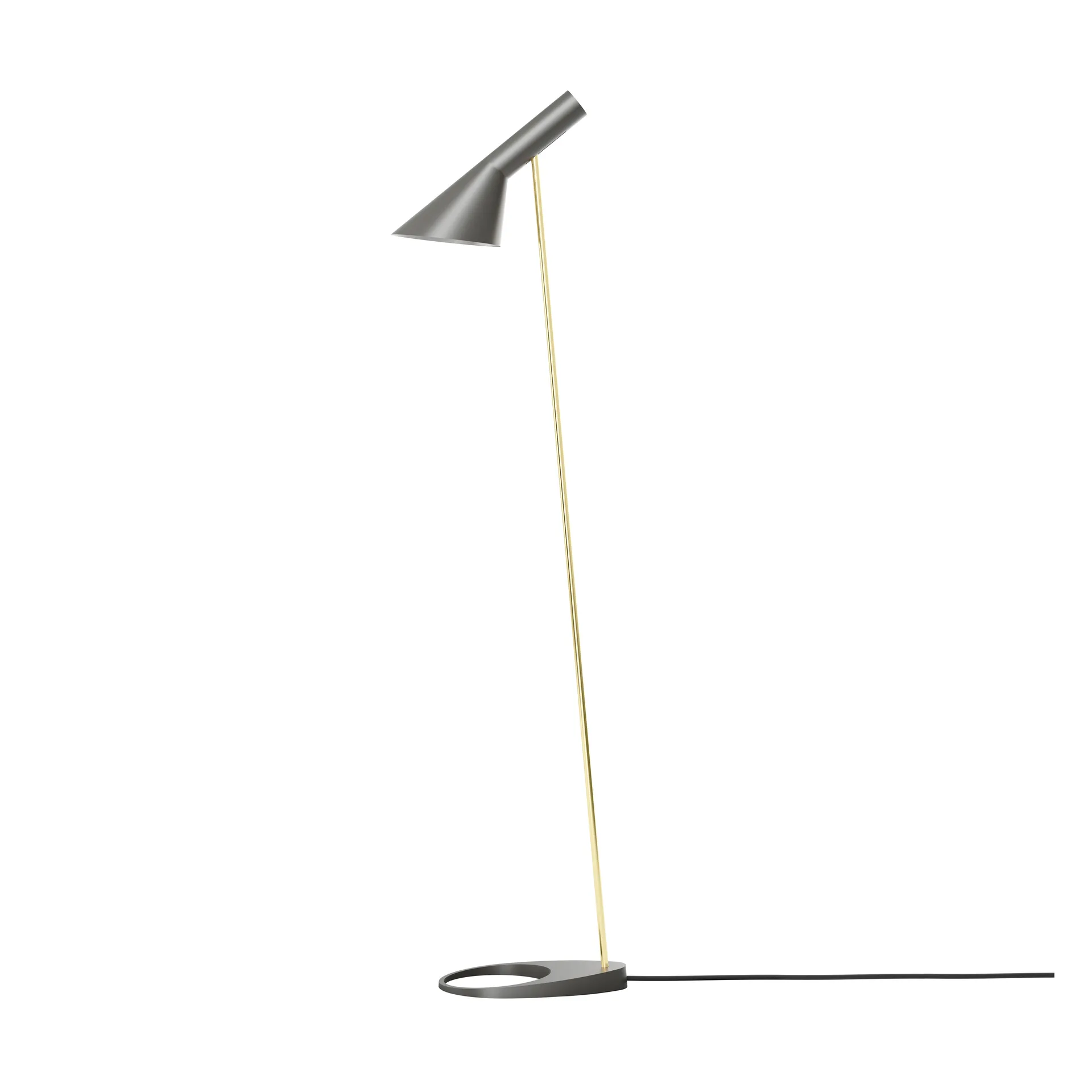 Lampa podłogowa AJ, Brass-warm grey Louis Poulsen