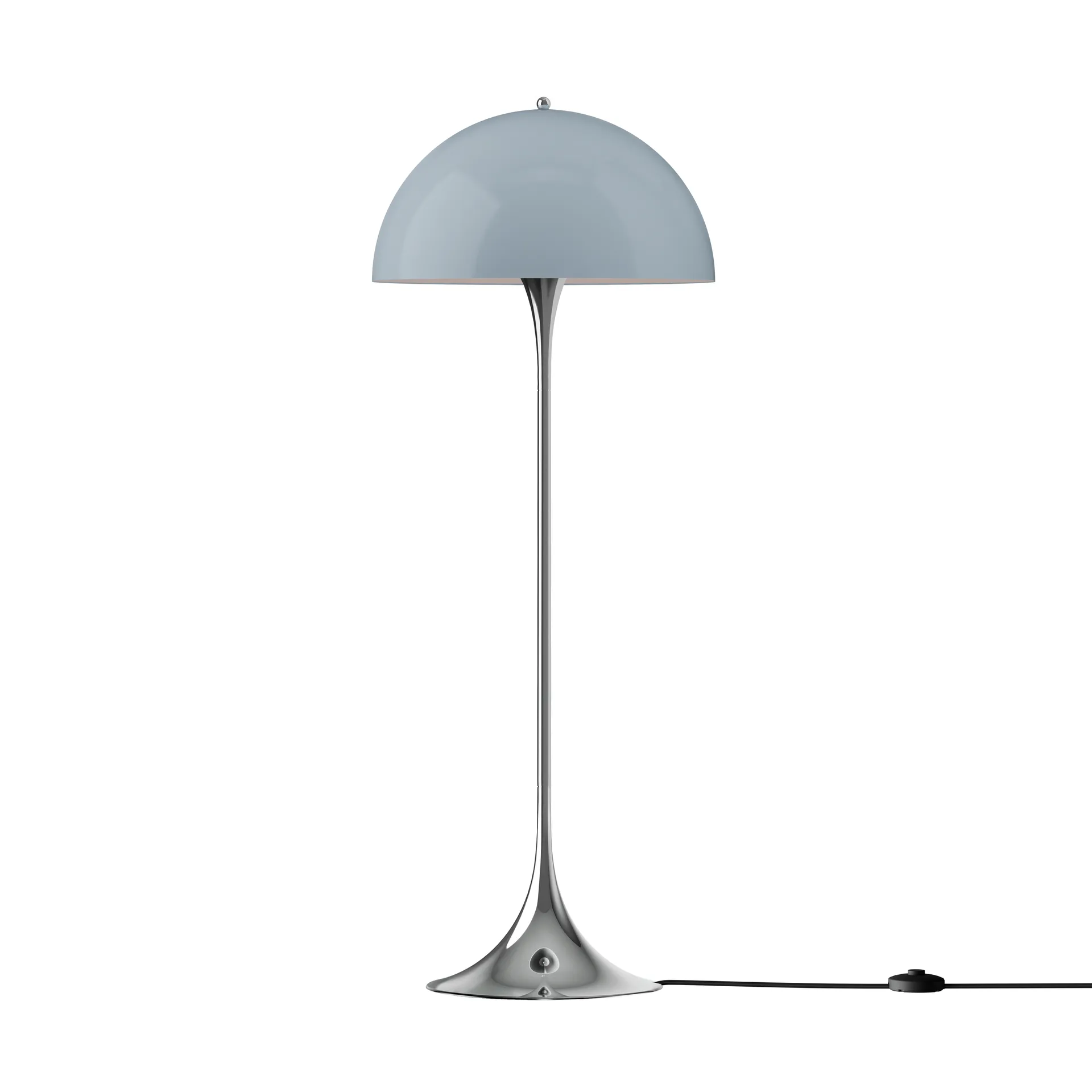Lampa podłogowa Panthella 500, Original opal blue grey Louis Poulsen