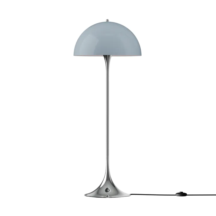 Lampa podłogowa Panthella 500 - Original opal blue grey - Louis Poulsen