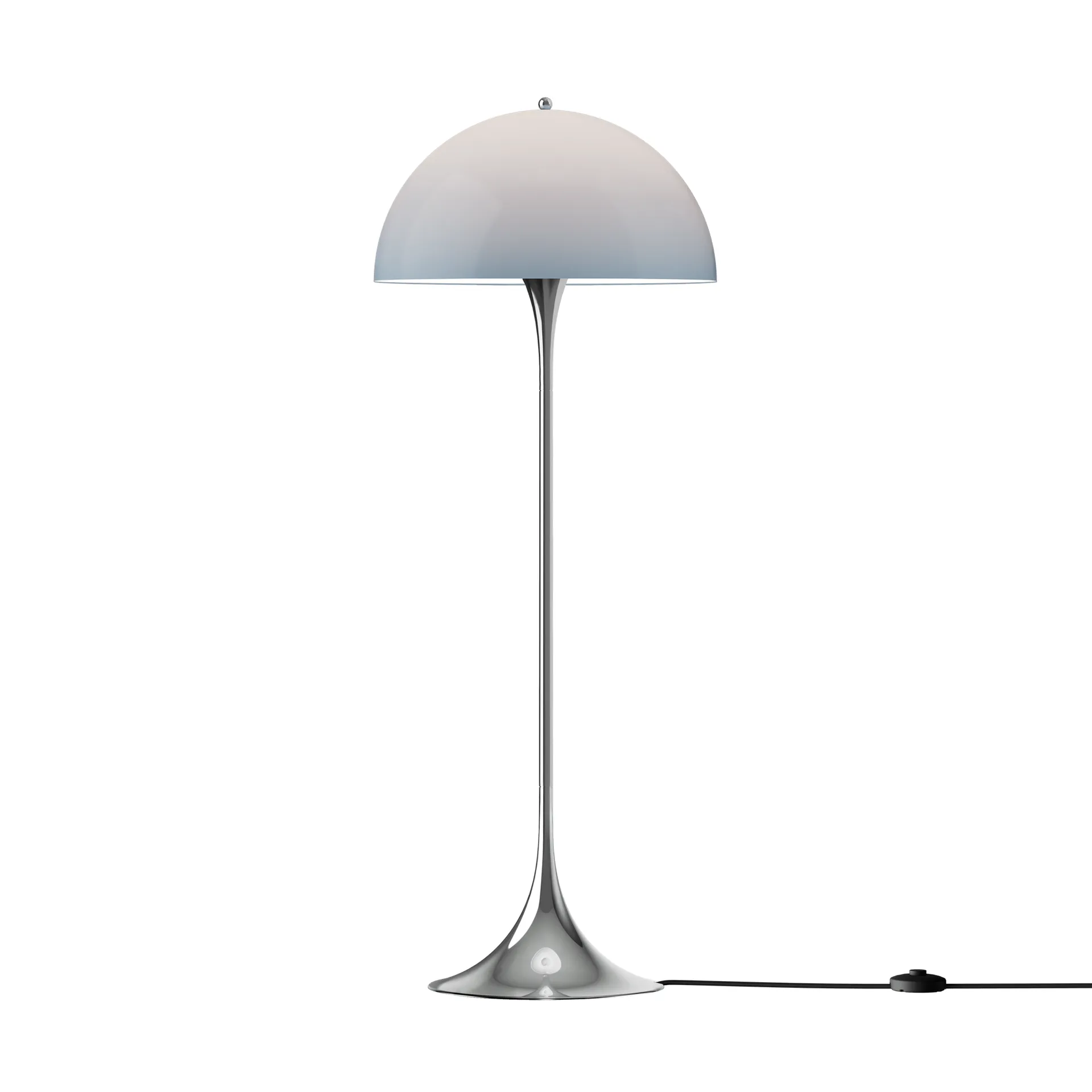 Lampa podłogowa Panthella 500, Original opal blue grey Louis Poulsen