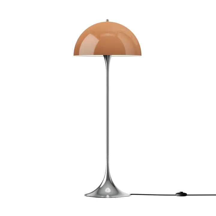 Lampa podłogowa Panthella 500 - Original opal brown - Louis Poulsen