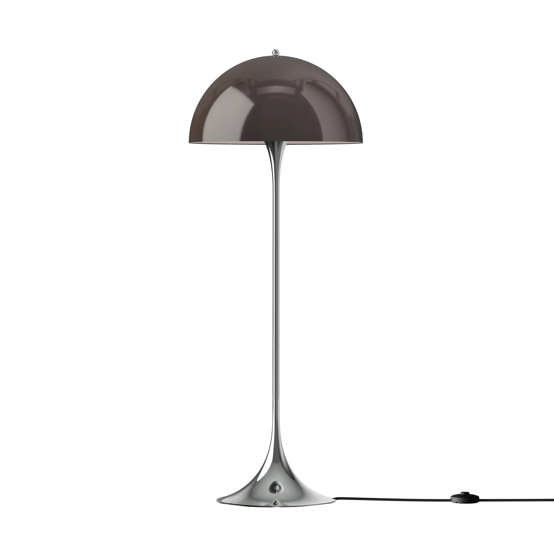 Lampa podłogowa Panthella 500, Original opal brown Louis Poulsen