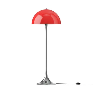 Lampa podłogowa Panthella 500 - Original opal red - Louis Poulsen