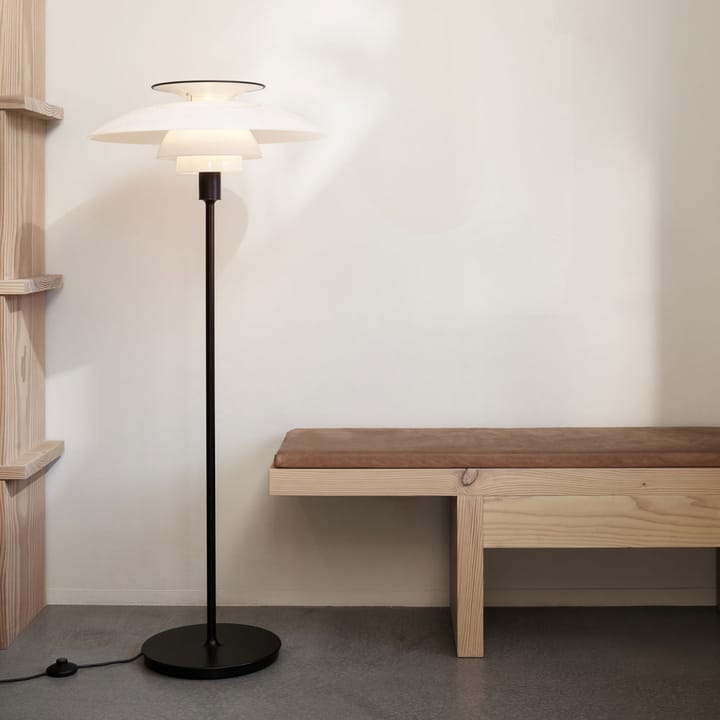 Lampa podłogowa PH 80, Biały-białe szkło opalowe Louis Poulsen