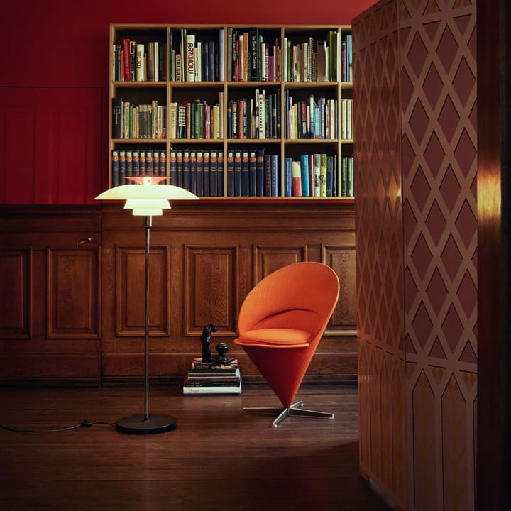 Lampa podłogowa PH 80, Biały-białe szkło opalowe Louis Poulsen