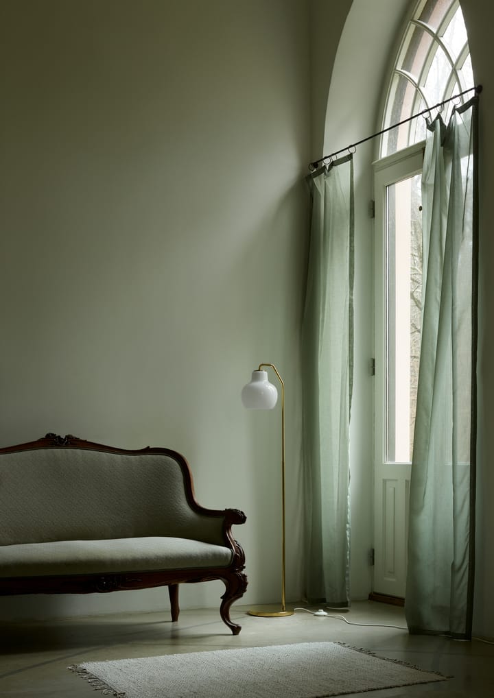 Lampa podłogowa VL Ring Crown, Mosiężny-opalowe szkło Louis Poulsen