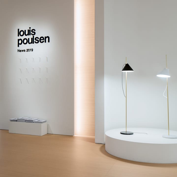 Lampa podłogowa Yuh - Biały mosiądz - Louis Poulsen
