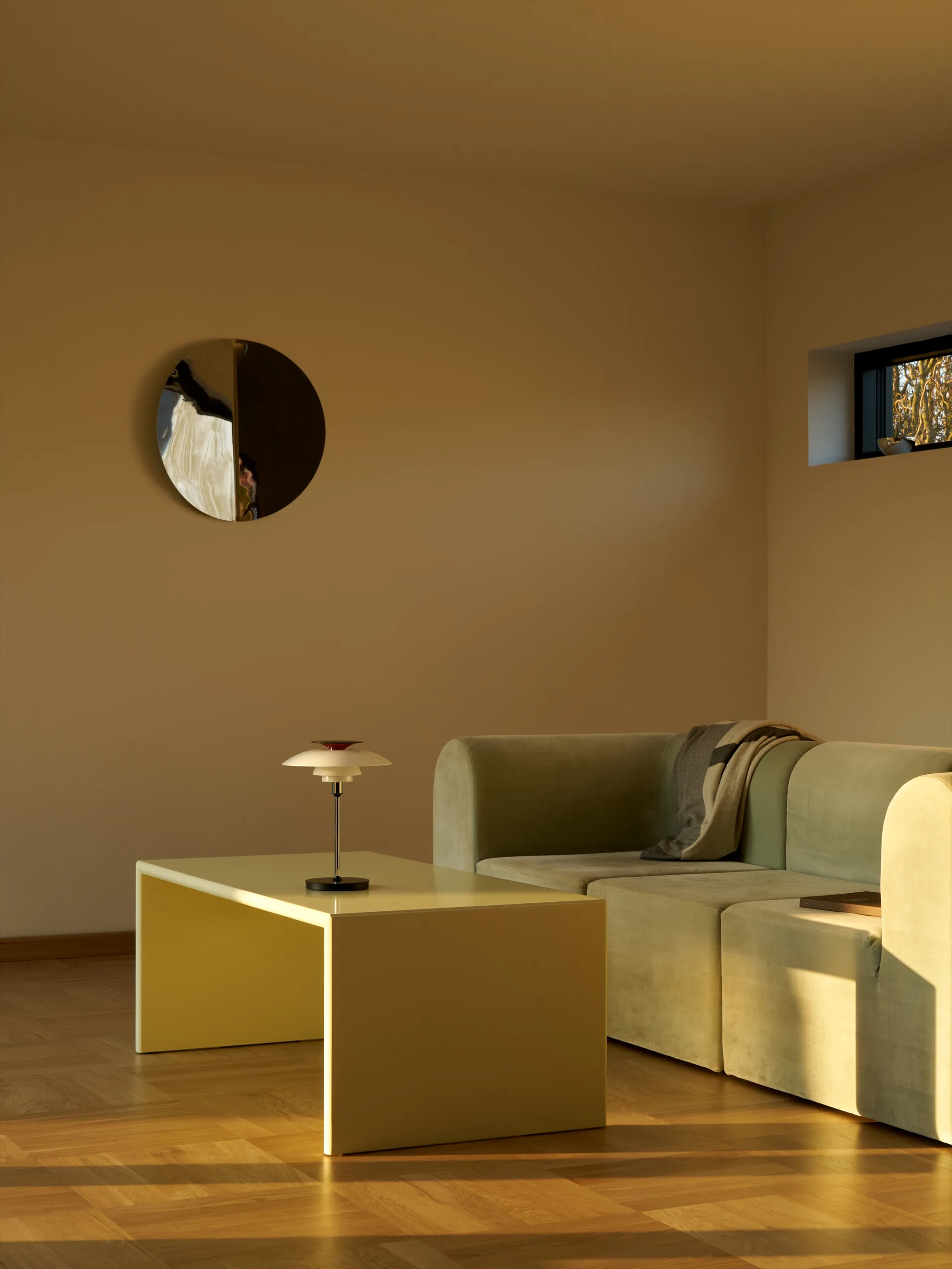 Lampa przenośna PH 80, Biały opal, chromowany Louis Poulsen