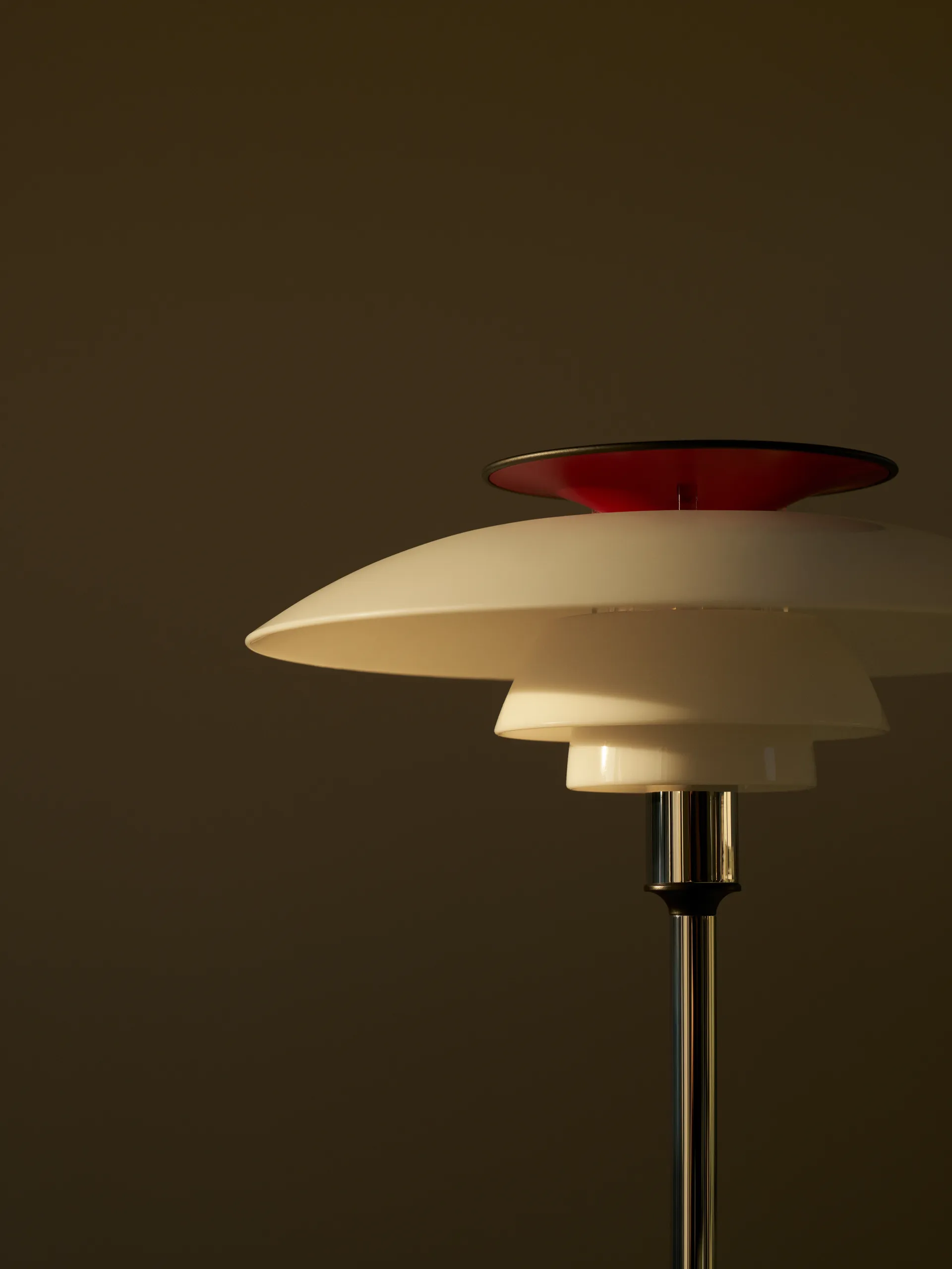 Lampa przenośna PH 80, Biały opal, chromowany Louis Poulsen