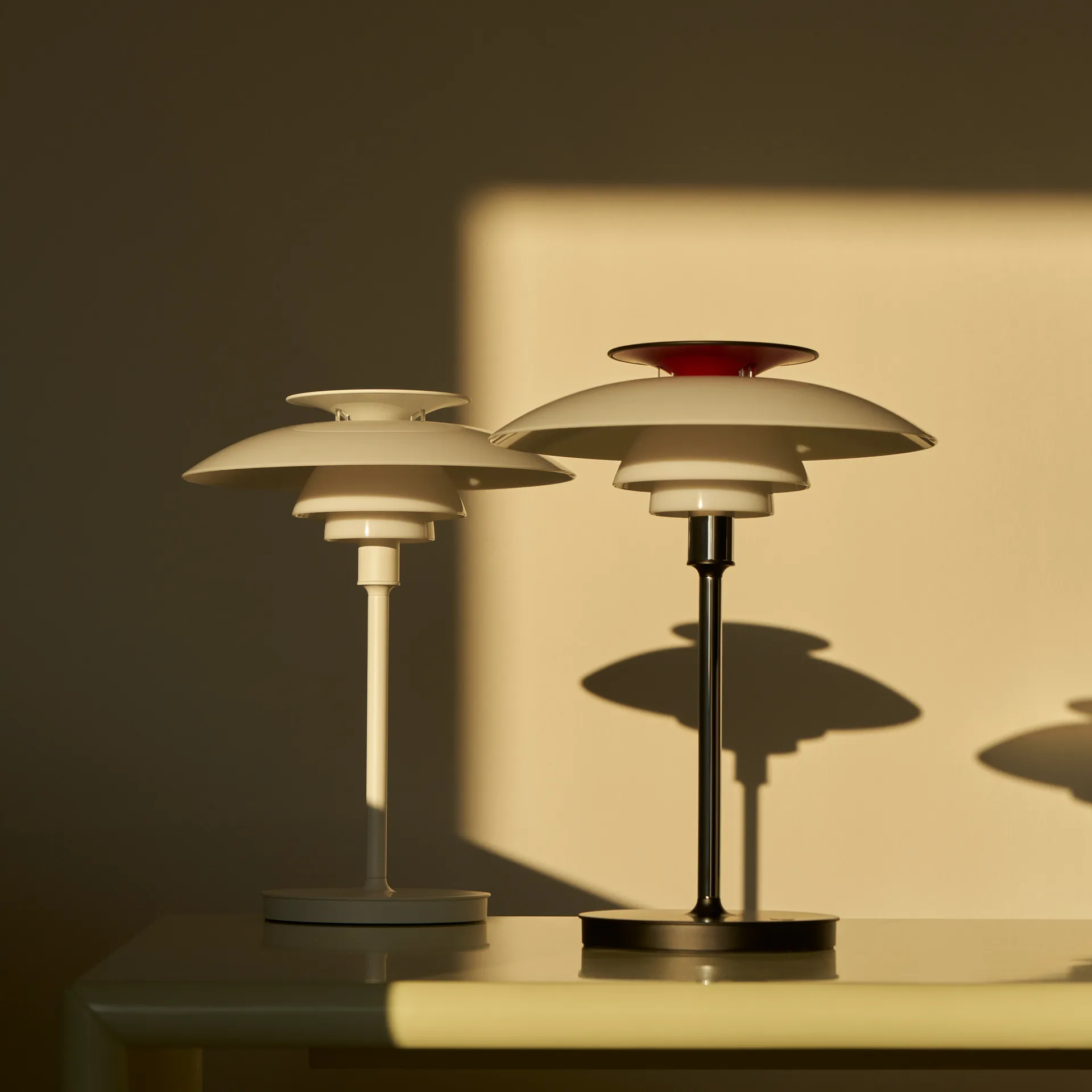 Lampa przenośna PH 80, Biały opal, chromowany Louis Poulsen