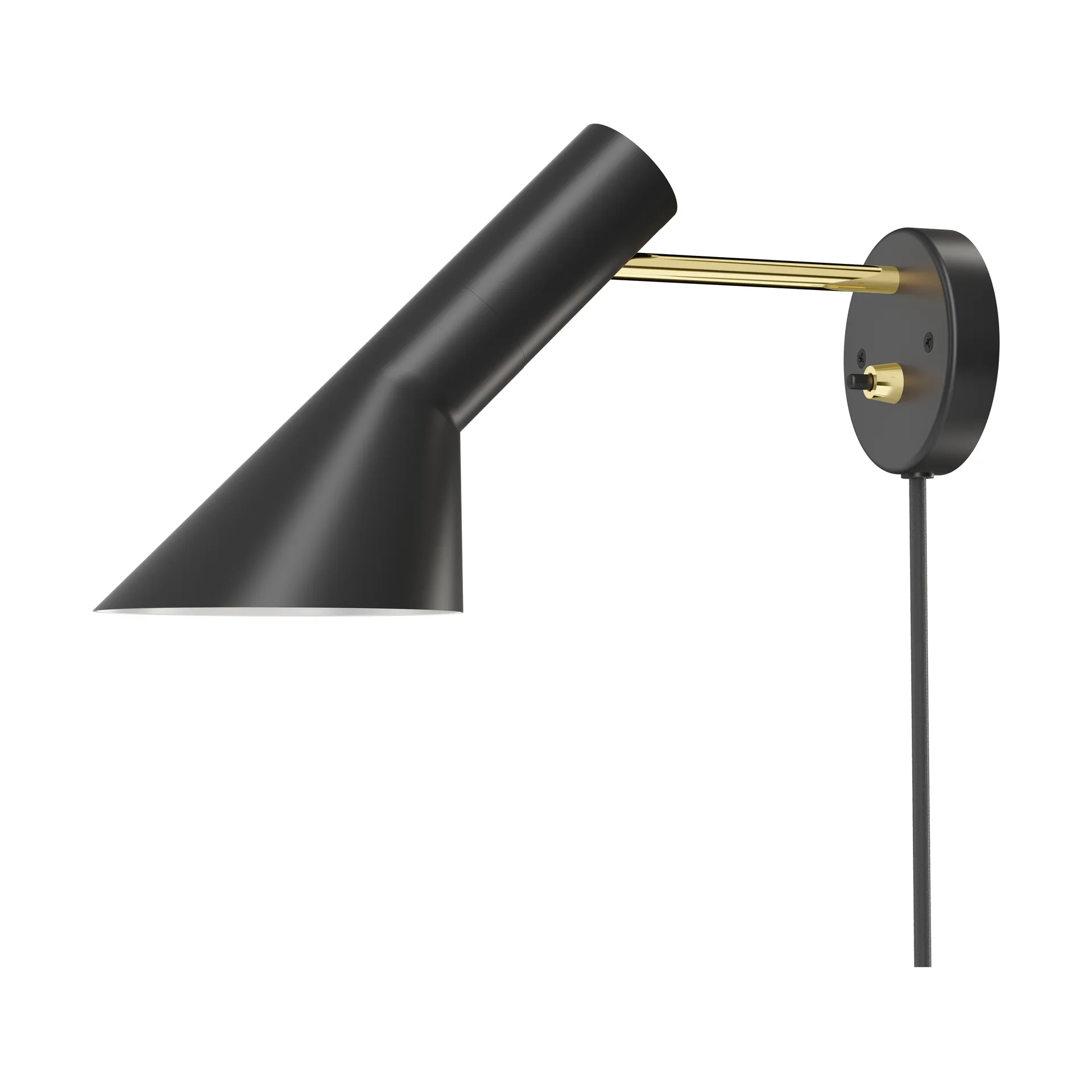 Lampa ścienna AJ, Brass-black Louis Poulsen