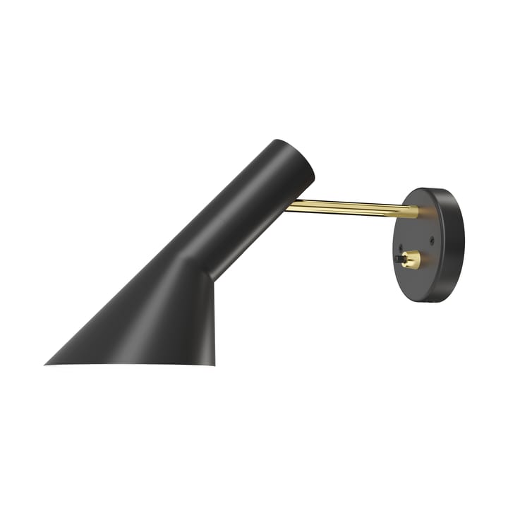Lampa ścienna AJ instalacja stała - Brass-black - Louis Poulsen