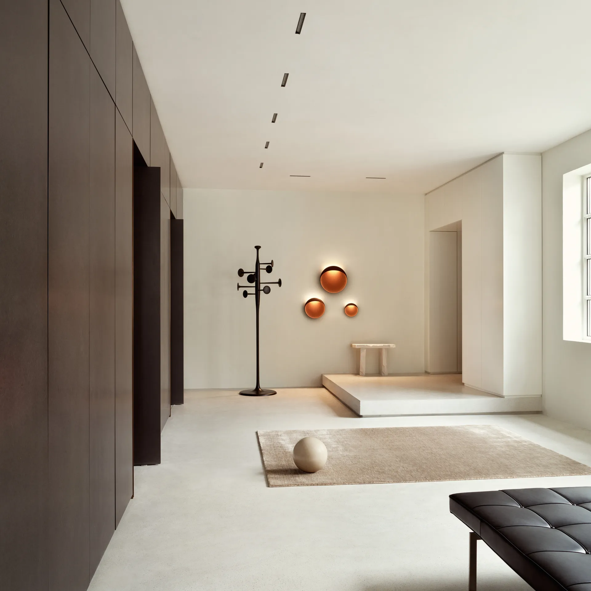 Lampa ścienna Flindt Ø40 cm, Corten Louis Poulsen