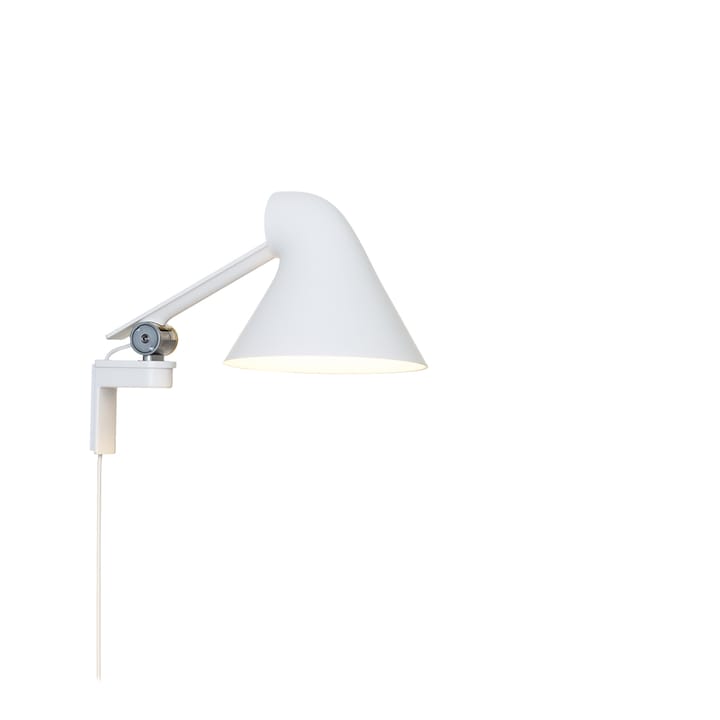 Lampa ścienna NJP - Biały, krótkie ramię, LED, 3000k - Louis Poulsen