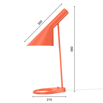 Lampa stołowa AJ - Electric orange - Louis Poulsen