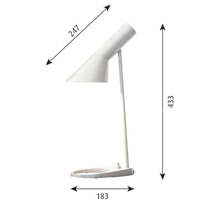 Lampa stołowa AJ MINI, Biały Louis Poulsen