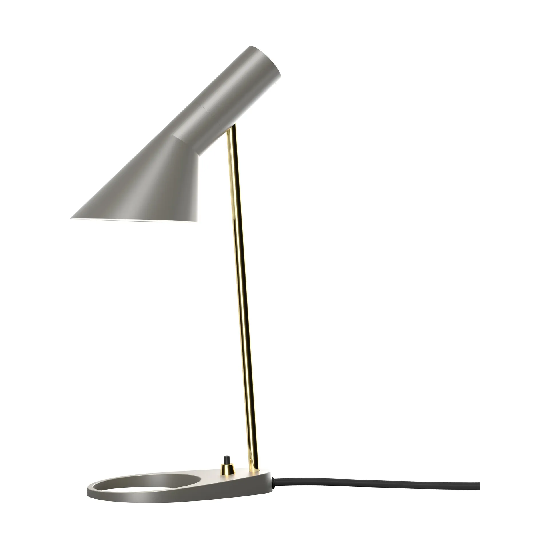 Lampa stołowa AJ MINI, Brass-warm grey Louis Poulsen