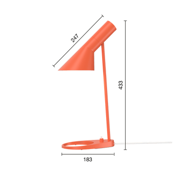Lampa stołowa AJ MINI - Electric orange - Louis Poulsen
