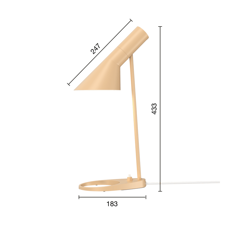 Lampa stołowa AJ MINI, Warm sand Louis Poulsen