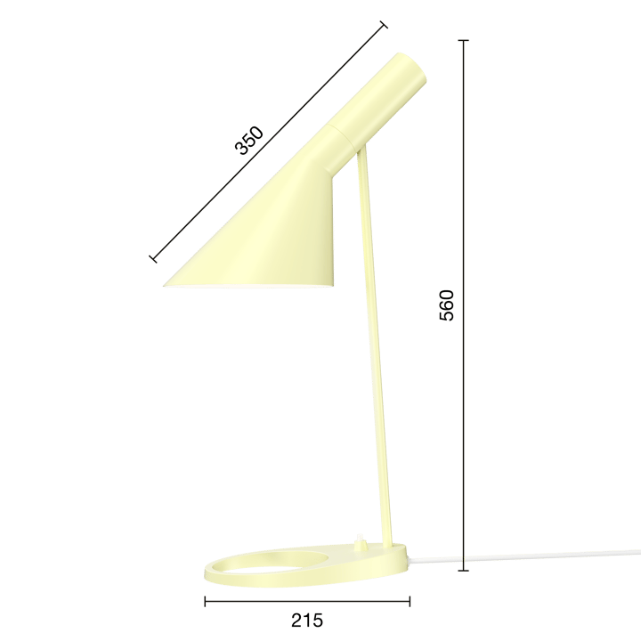 Lampa stołowa AJ - Soft lemon - Louis Poulsen