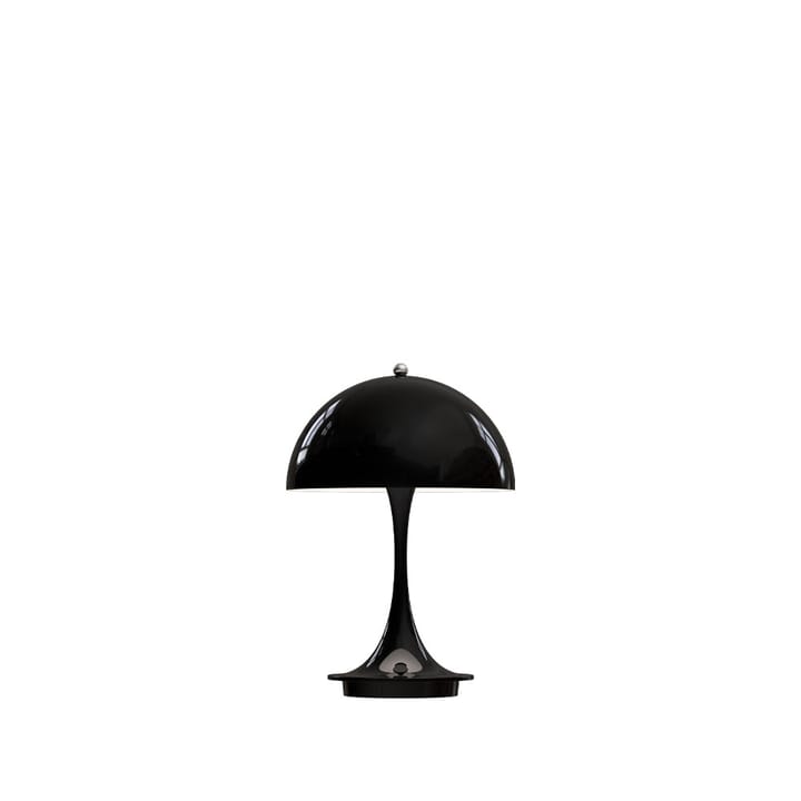 Lampa stołowa Panthella 160 portable metalowa - Czarny - Louis Poulsen