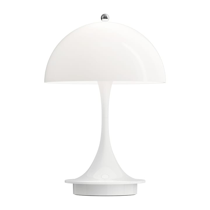 Lampa stołowa Panthella 160 portable metalowa - White - Louis Poulsen