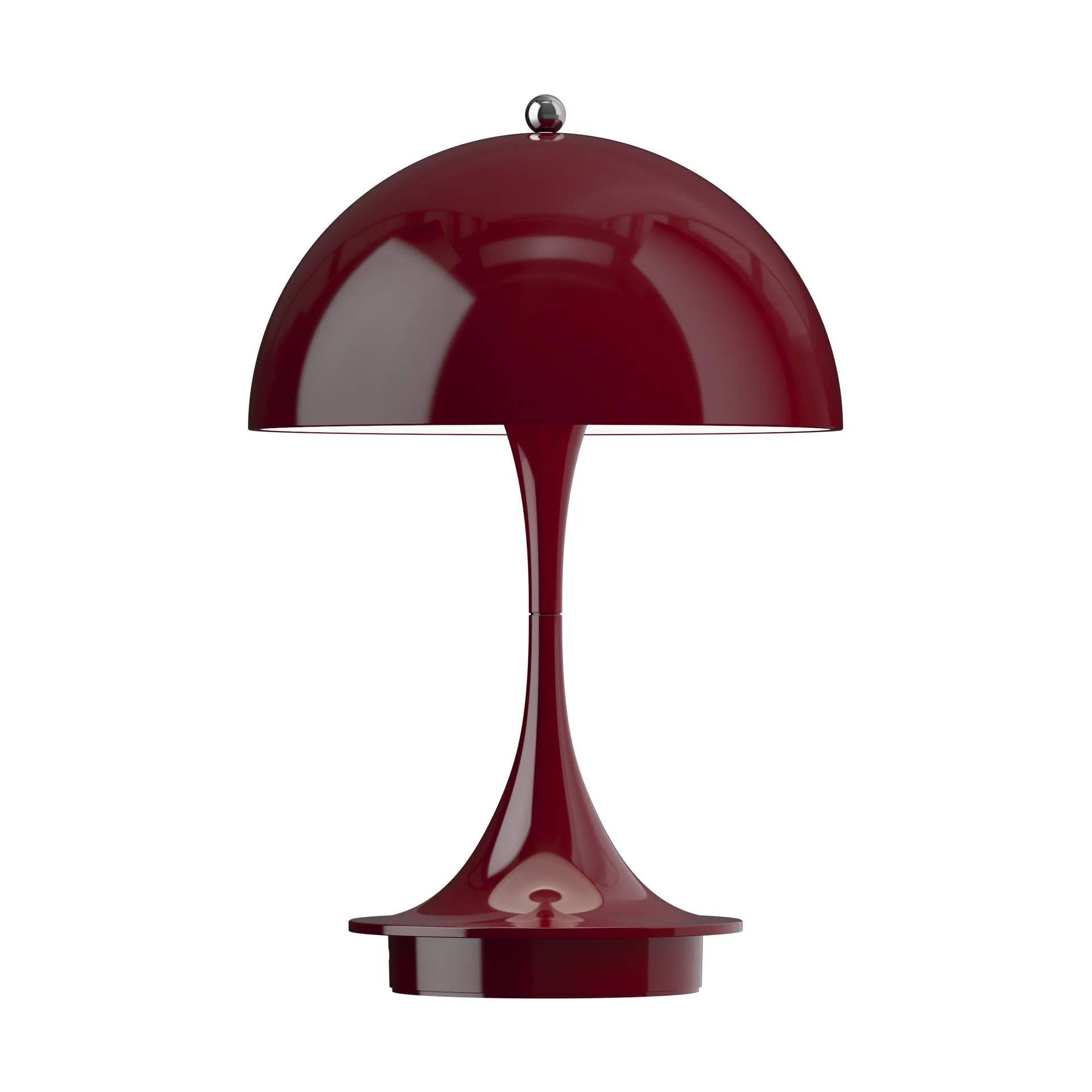 Lampa stołowa Panthella 160 portable, Opaque burgundy Louis Poulsen