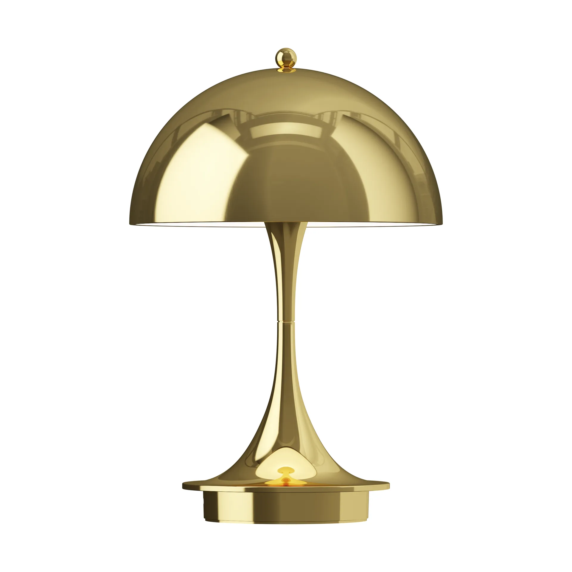 Lampa stołowa Panthella 160 Portable v3, Brass metallised Louis Poulsen