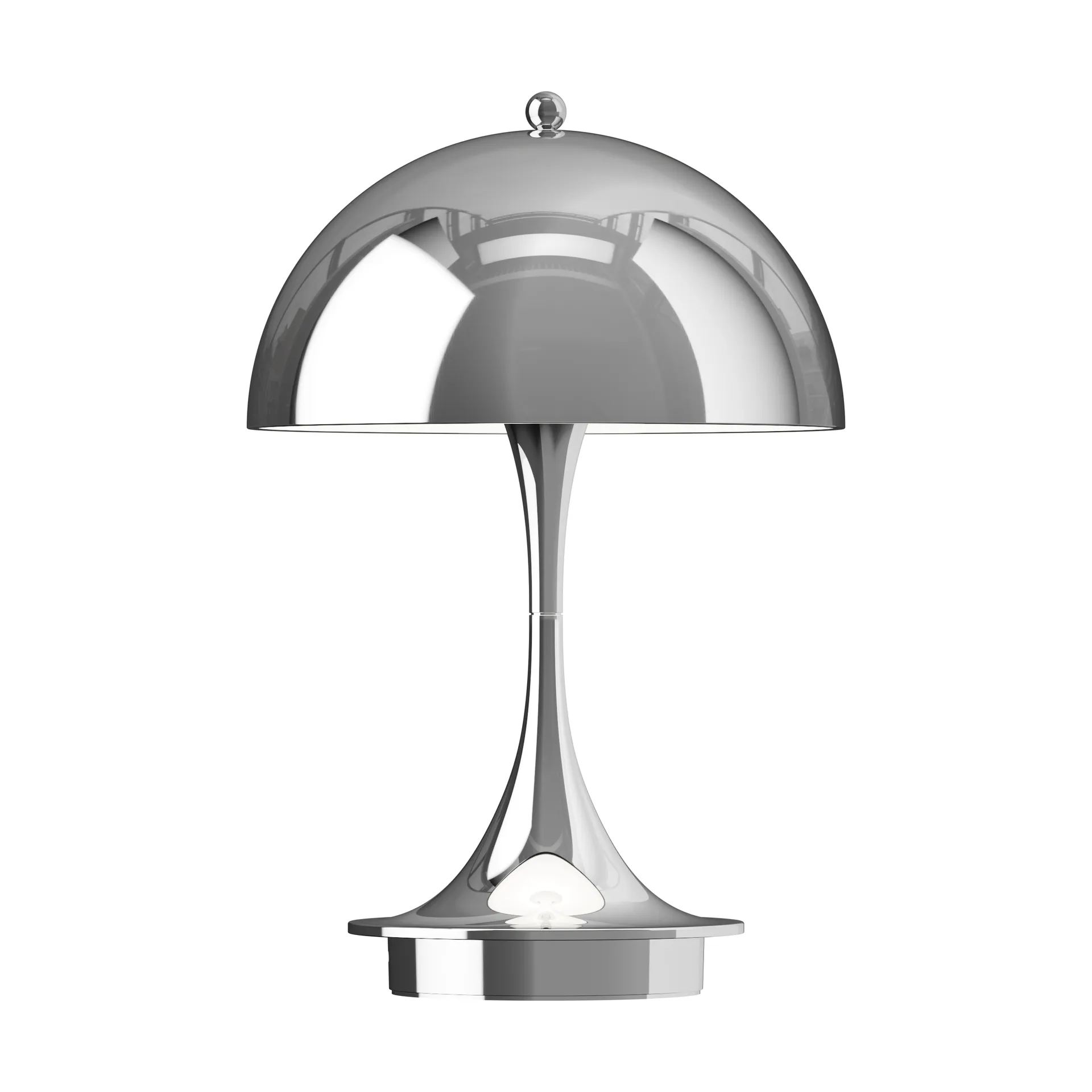 Lampa stołowa Panthella 160 Portable v3, Chrome Louis Poulsen