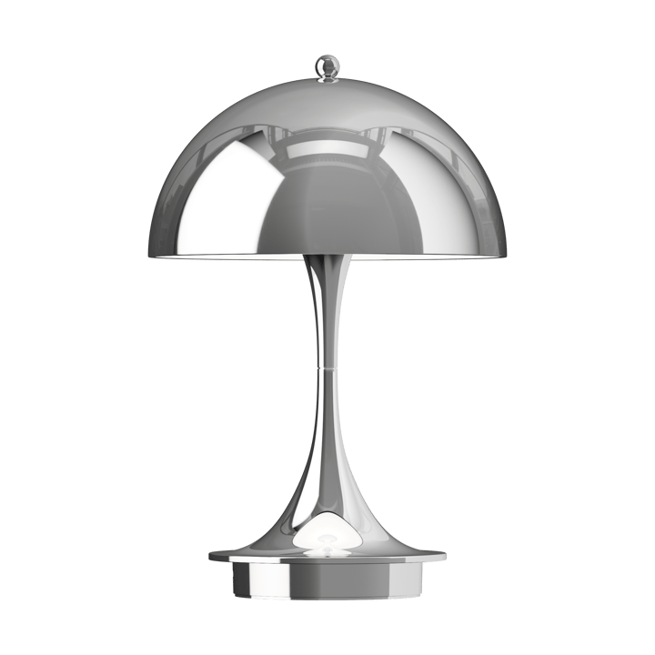 Lampa stołowa Panthella 160 Portable v3 - Chrome - Louis Poulsen
