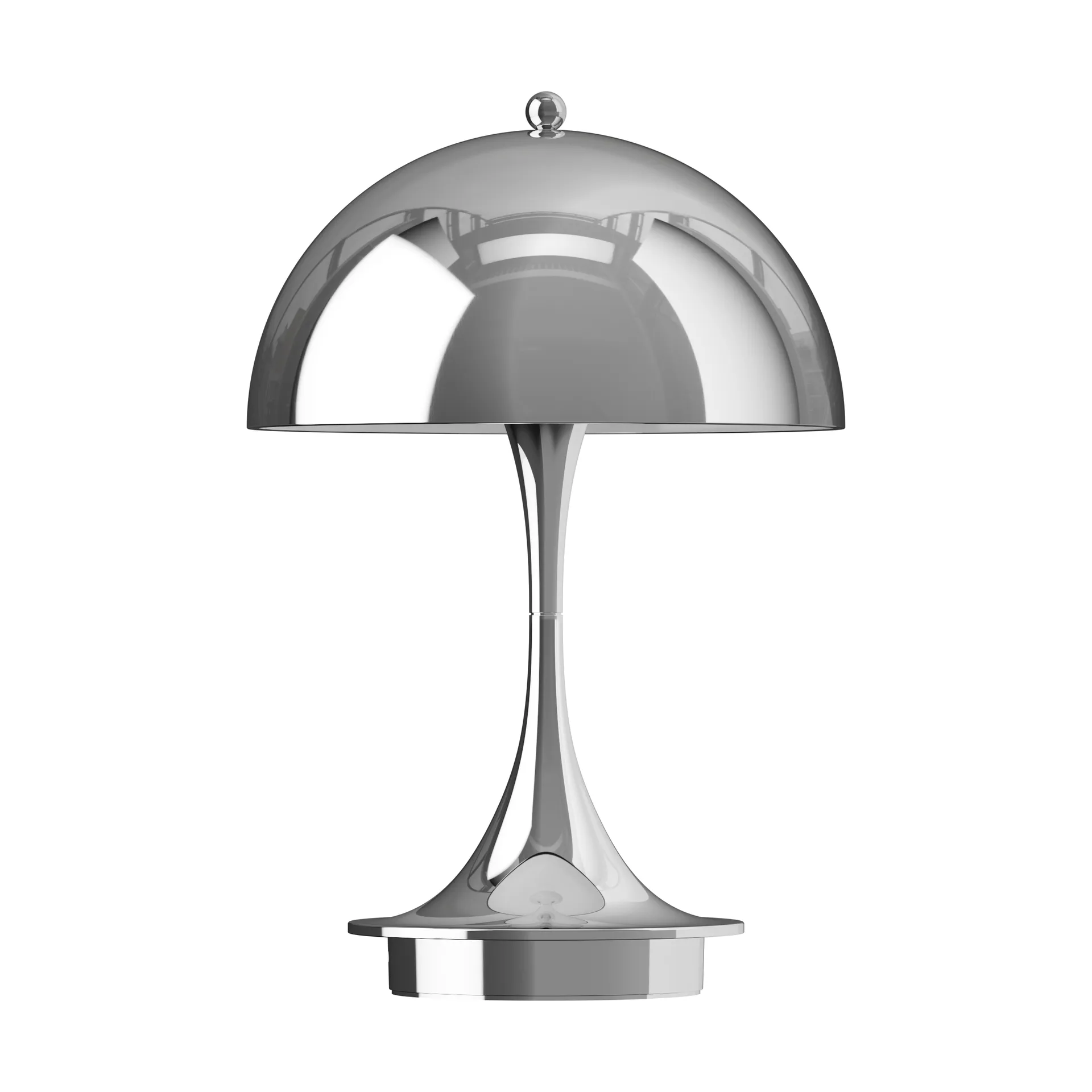 Lampa stołowa Panthella 160 Portable v3, Chrome Louis Poulsen