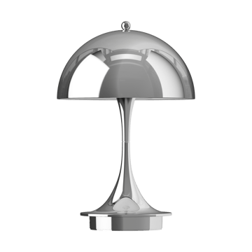 Lampa stołowa Panthella 160 Portable v3 - Chrome - Louis Poulsen