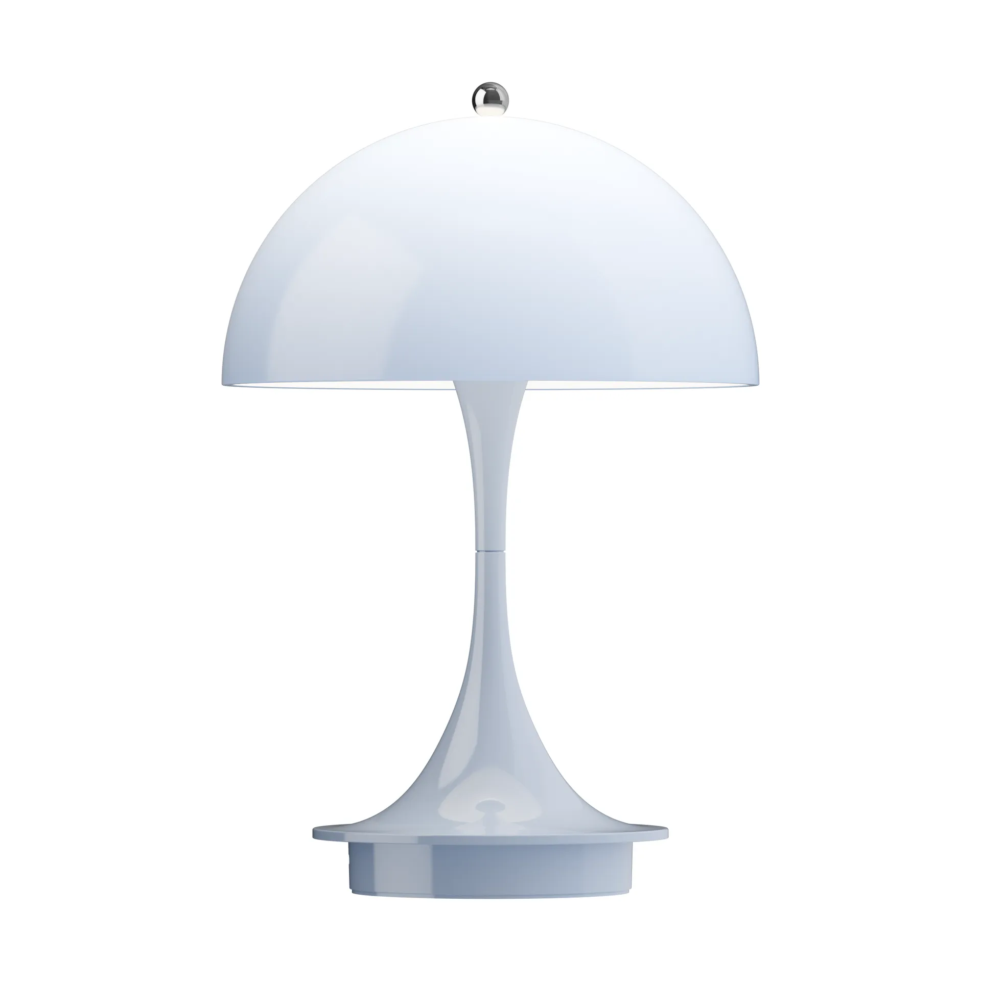 Lampa stołowa Panthella 160 Portable v3, Opal pale blue Louis Poulsen