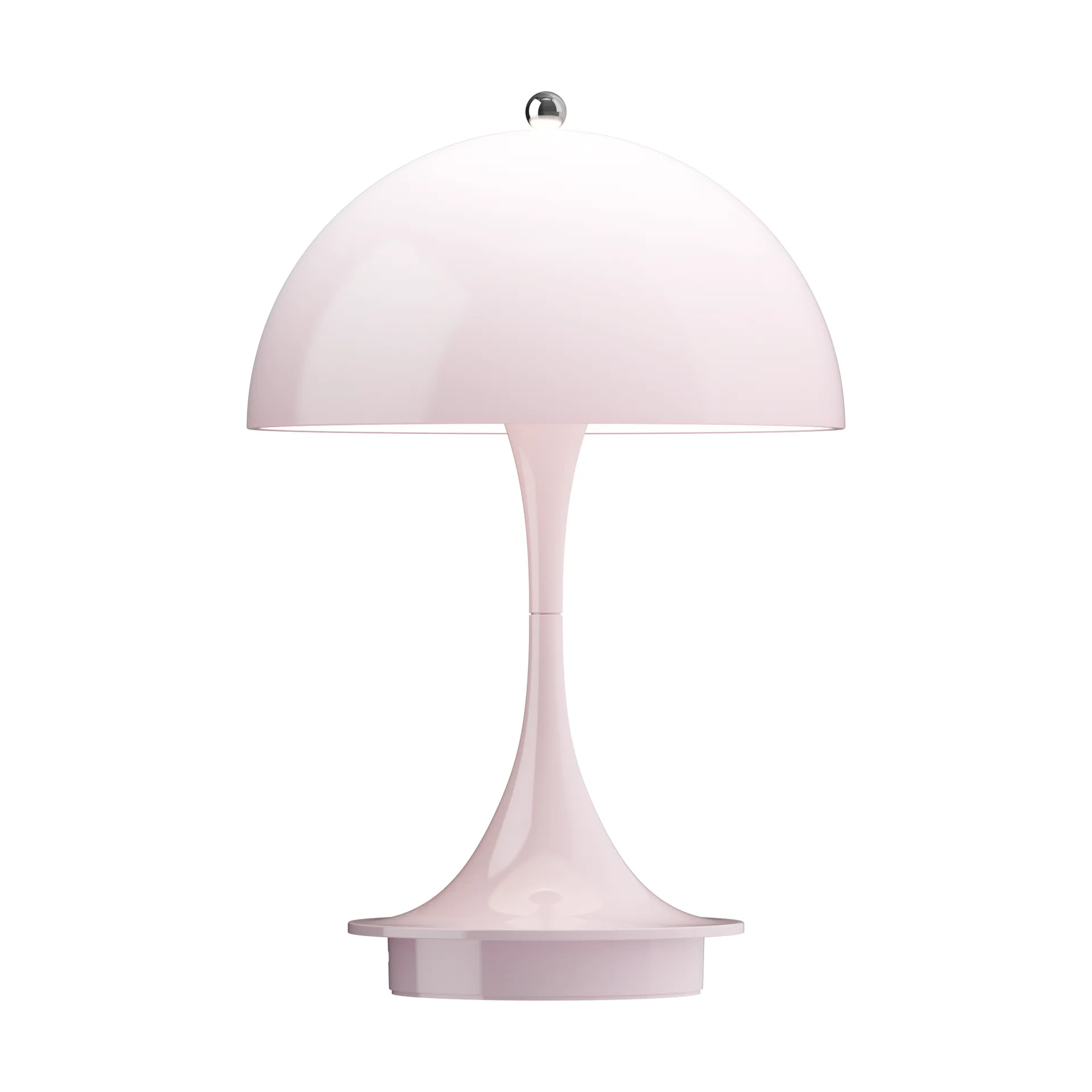 Lampa stołowa Panthella 160 Portable v3, Opal pale rose Louis Poulsen