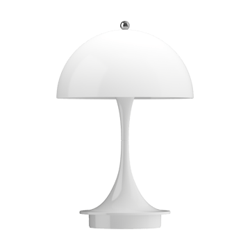 Lampa stołowa Panthella 160 Portable v3 - Opal white - Louis Poulsen