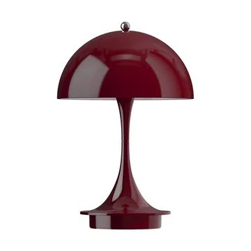 Lampa stołowa Panthella 160 Portable v3 - Opaque burgundy - Louis Poulsen