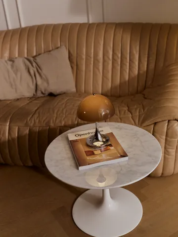 Lampa stołowa Panthella 160 Portable v3 - Original Opal Brown - Louis Poulsen