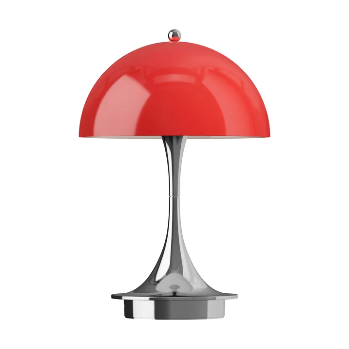 Lampa stołowa Panthella 160 Portable v3 - Original Opal Red - Louis Poulsen