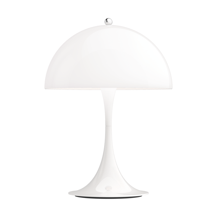 Lampa stołowa Panthella 250 portable - Biały opalowy akryl - Louis Poulsen