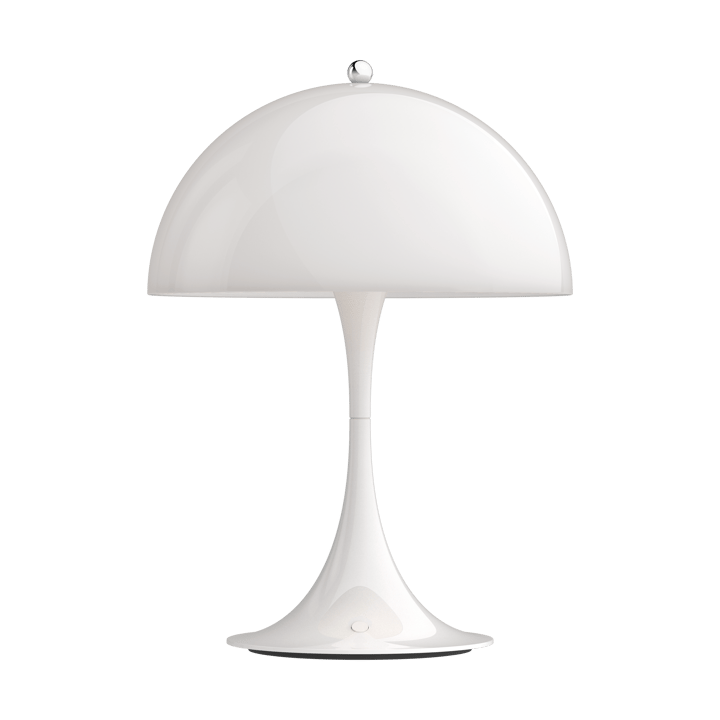 Lampa stołowa Panthella 250 portable - Biały opalowy akryl - Louis Poulsen