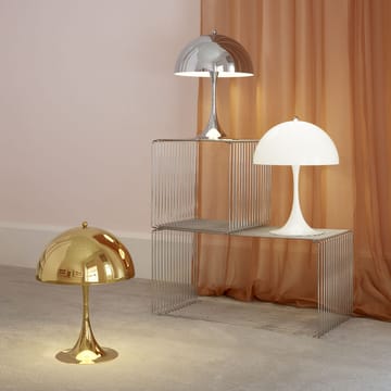 Lampa stołowa Panthella 320 - Chrom - Louis Poulsen