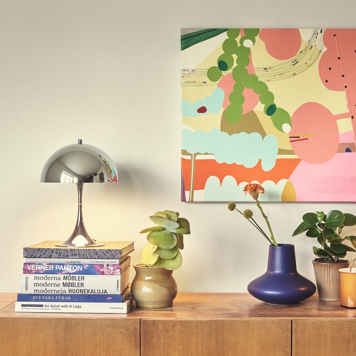 Lampa stołowa Panthella MINI, Chrom Louis Poulsen