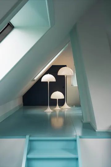 Lampa stołowa Panthella - V3, Opal whie - Louis Poulsen