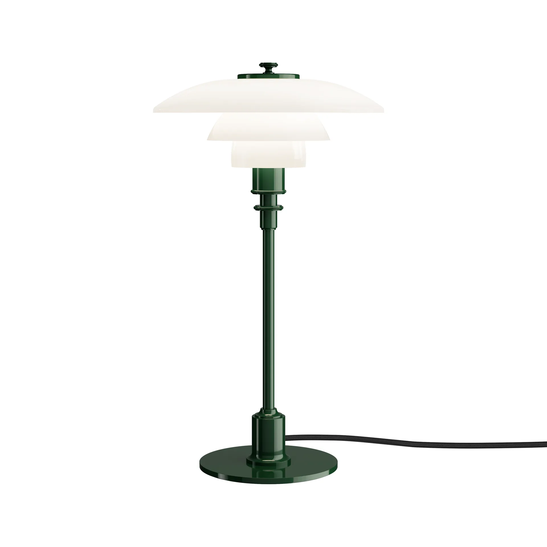 Lampa stołowa PH 2/1, Błyszcząca ciemna zieleń Louis Poulsen