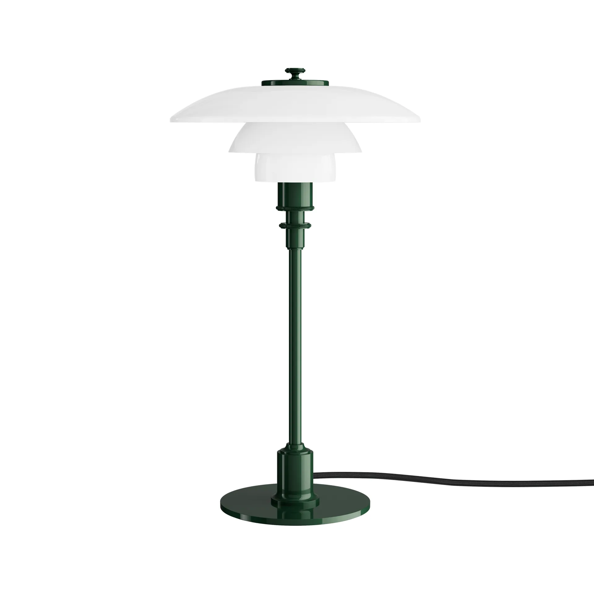 Lampa stołowa PH 2/1, Błyszcząca ciemna zieleń Louis Poulsen