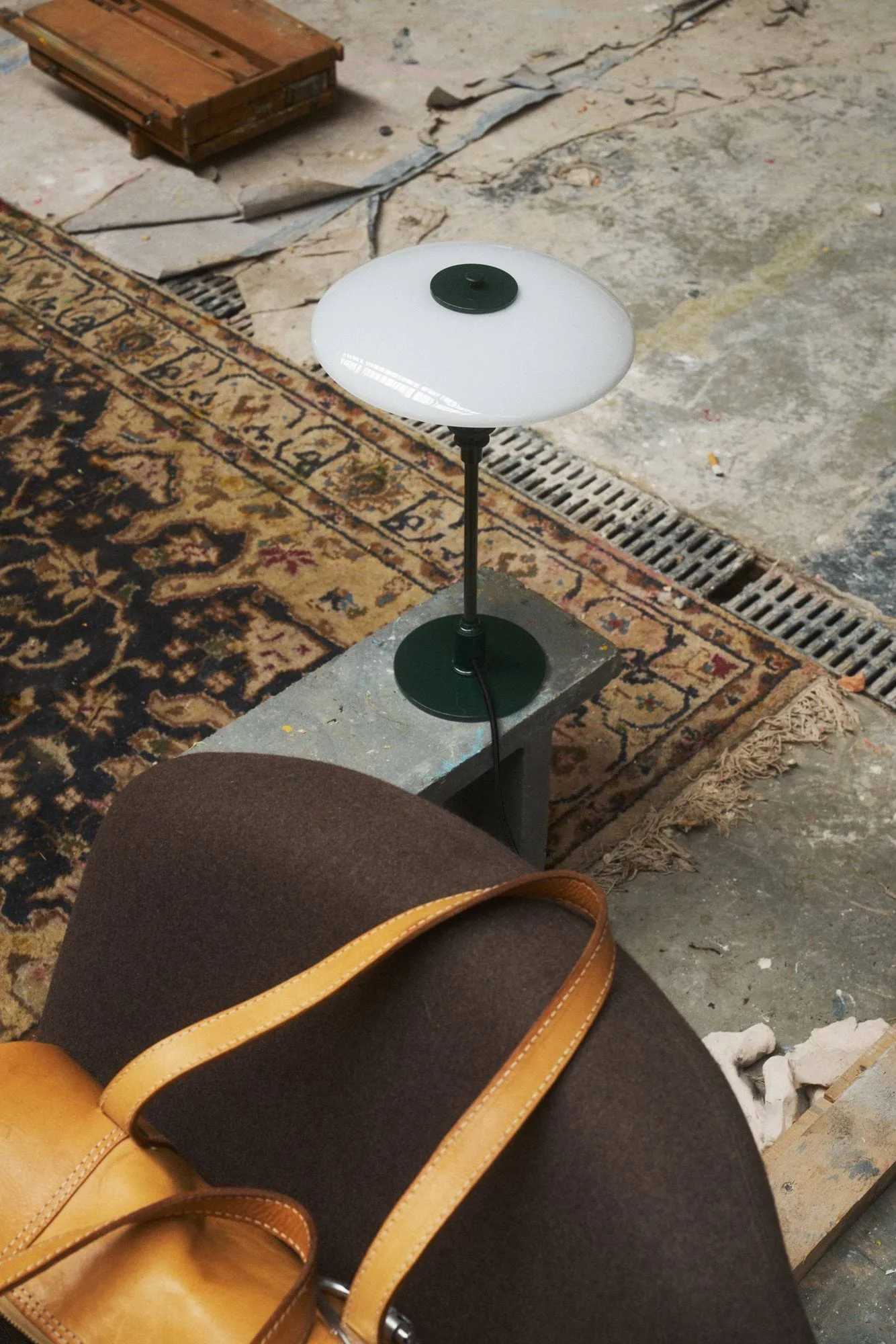 Lampa stołowa PH 2/1, Błyszcząca ciemna zieleń Louis Poulsen