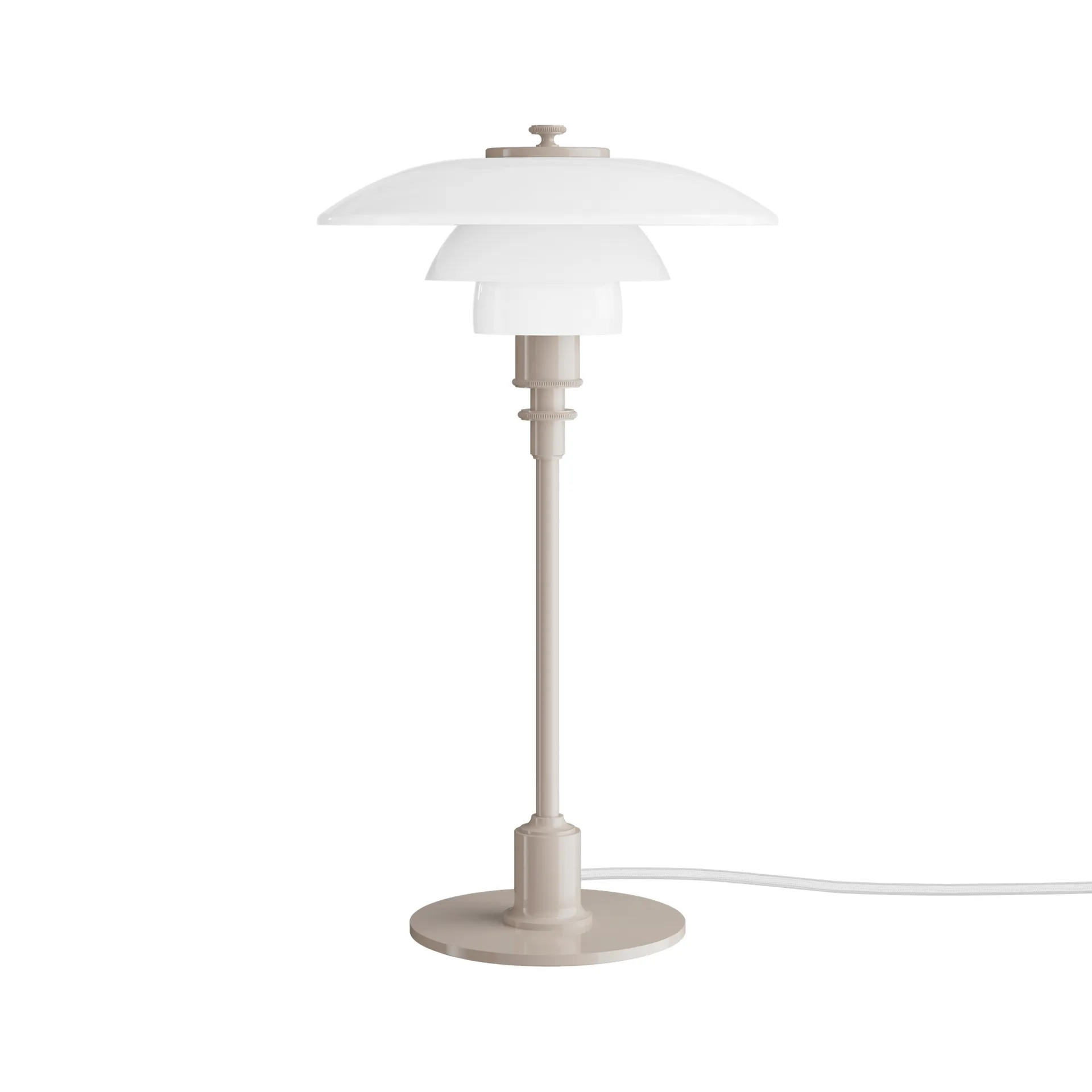 Lampa stołowa PH 2/1, Błyszczący beż Louis Poulsen