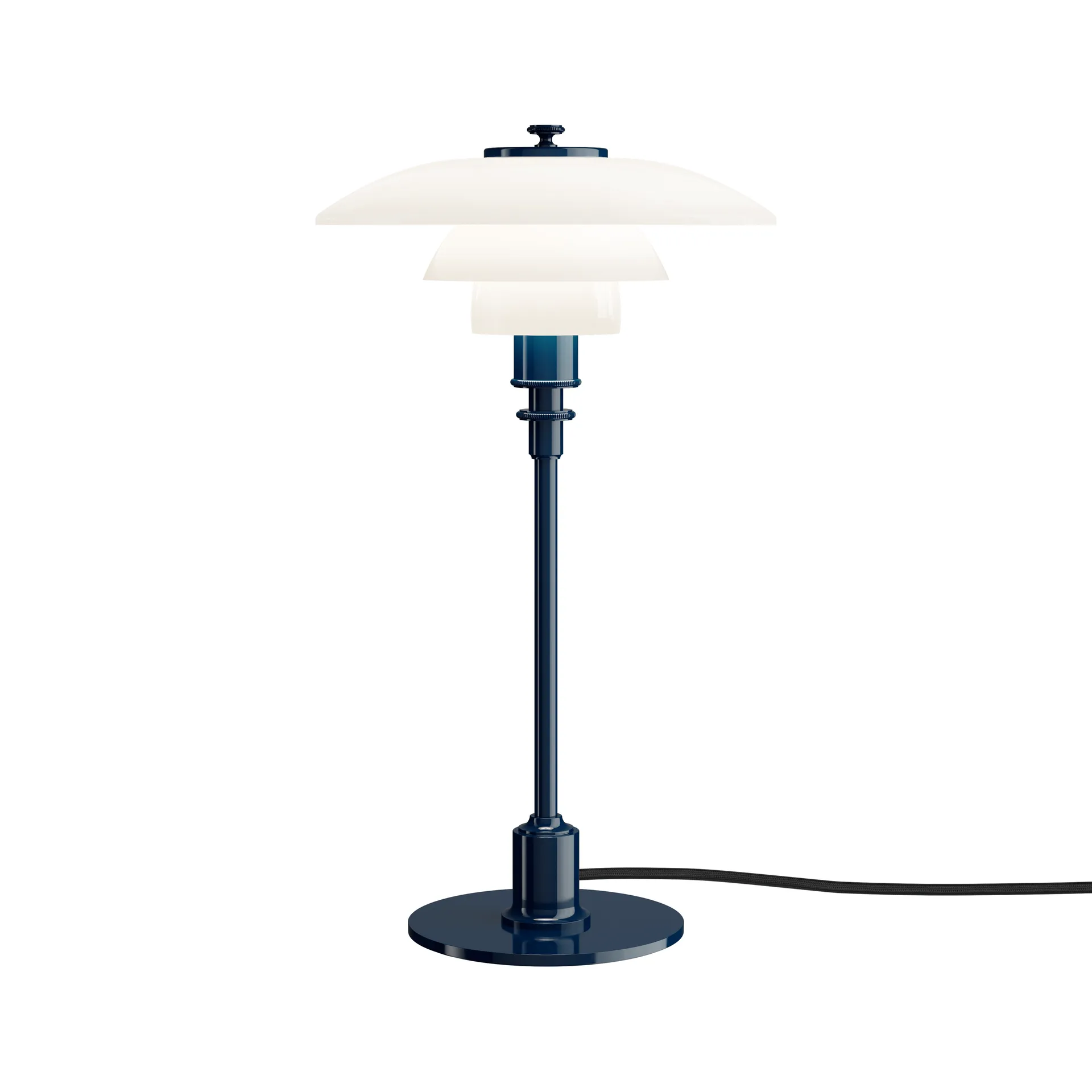 Lampa stołowa PH 2/1, Błyszczący ciemnoniebieski Louis Poulsen