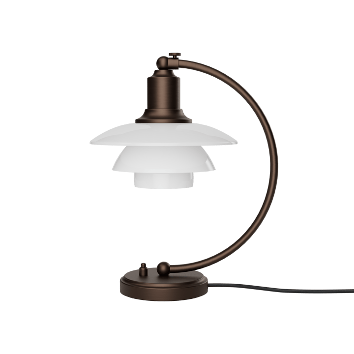 Lampa stołowa PH 2/2 Luna - Aged brass-szkło opalowe - Louis Poulsen