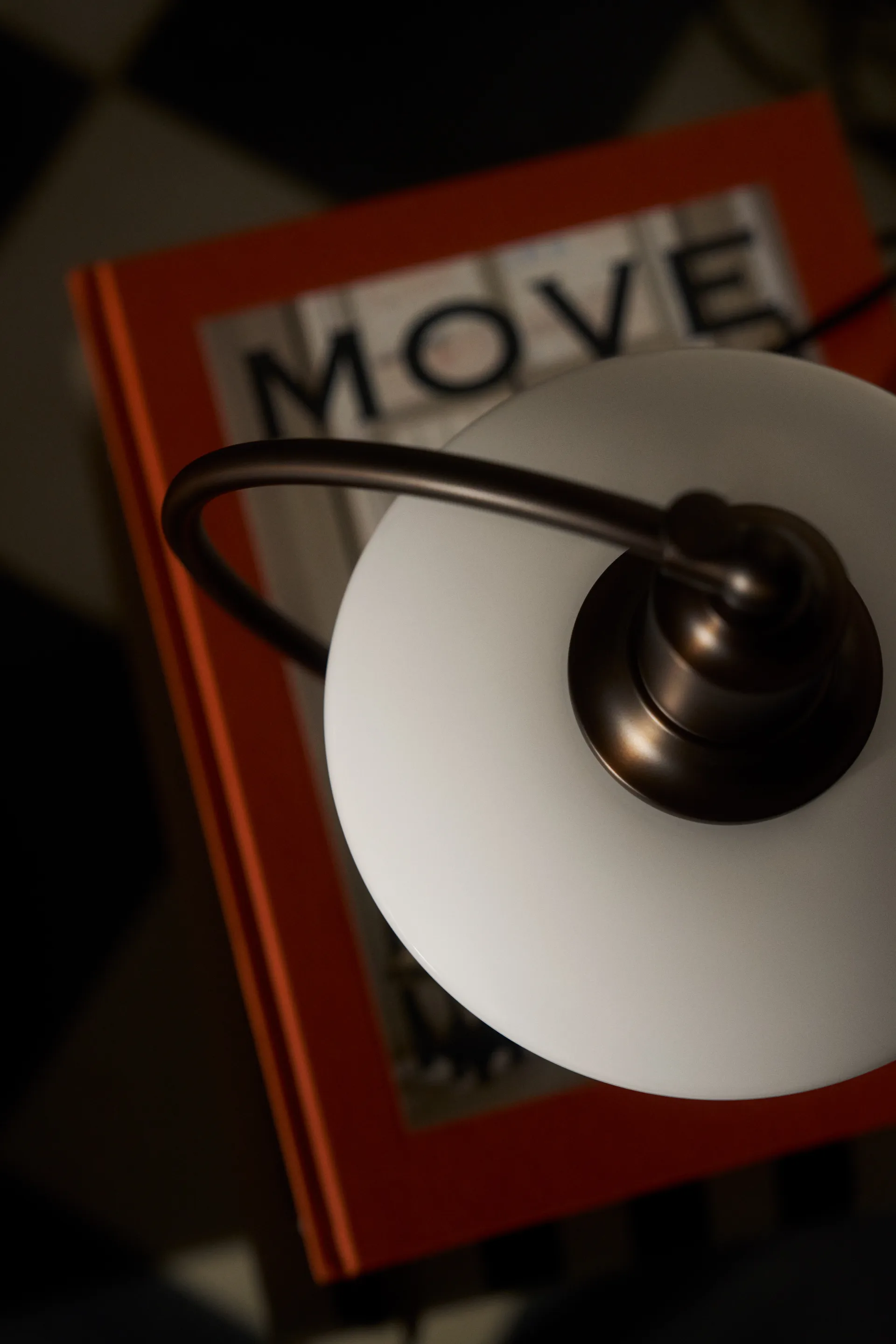 Lampa stołowa PH 2/2 Luna, Aged brass-szkło opalowe Louis Poulsen